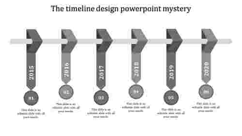 timeline design powerpoint-The timeline design powerpoint mystery-Gray